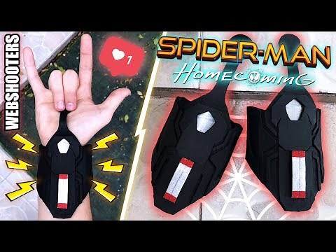HOW TO MAKE A SPIDERMAN HOMECOMING WEB-SHOOTERS | Emma Spider