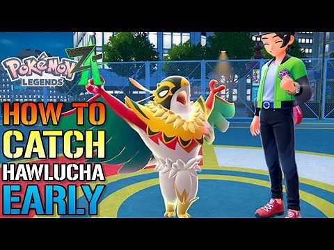 Pokémon Legends: Z-A "Hawlucha" How To Catch Him EARLY & Get His Mega Evolution Stone