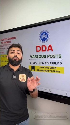 STEPS HOW TO APPLY IN DELHI DEVELOPMENT AUTHORITY RECRUITMENT 2025 #jobs #govtjobs