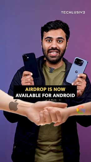 68K views · 210 reactions | A new update by Google has made quick share compatible with AirDrop. Now, pixel 10 users will be able to share files with iPhones . . . . #Google #QuickShare #AirDrop #Pixel10 #iPhone #TechNews #FileSharing #iPhoneUsers #CrossPlatform #TechUpdates #Android #instareels #techreels | Techlusive | Facebook