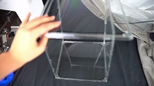 4 Tier Pastry Display Case, Large Bread Box for Kitchen Countertop with Magnetic Window Door Bakery Pastry Display Bread DOX for Bread, Cookies and Donuts