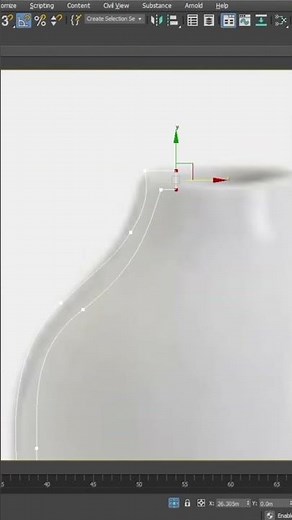 3DS Max Lathe Modifier Tutorial #3dsmax #3dmodeling