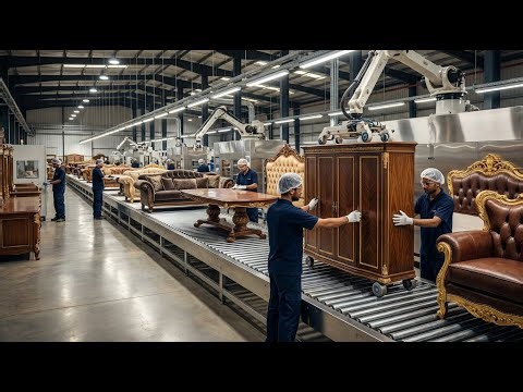 Inside the Handcrafted Furniture Factory – How Luxury Furniture Is Made (Full Process)