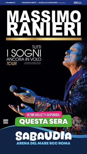 Stasera! Sabaudia | Massimo Ranieri Official