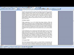 Freight Brokerage Business Plan