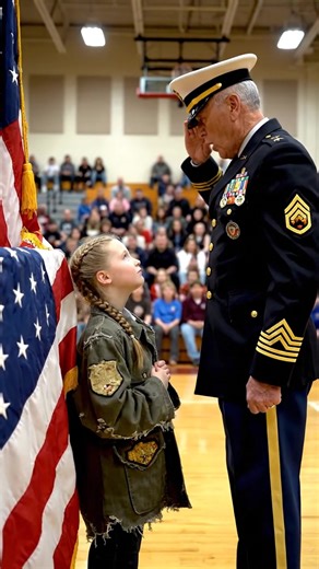 The Patch Above Her Heart Held a Classified Secret: A Four-Star General Just FROZE When He Saw What She Was Wearing, Exposing a Lie That Changed Everything for a Girl They Loved to Mock Chapter 1: The Weight of Faded Glory 10-year-old Anna Clark shuffled through the hallways of Riverside Glenn Elementary, wearing an oversized, faded military jacket that hung like a cape around her small frame. The sleeves rolled up multiple times, and the fabric was worn thin from years of use. It wasn't a fashi