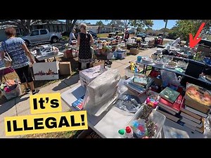 This Garage Sale Item Is AGAINST THE LAW To Sell!