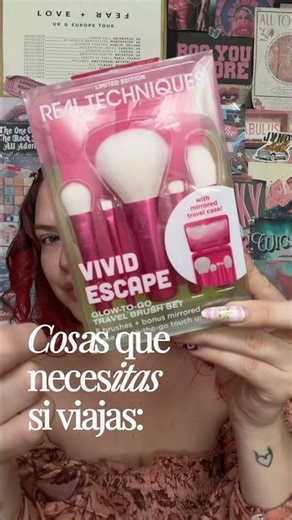 100% travel essentials: #realtechniques GlowTo Go Travel Brush set - same brushes in mini size