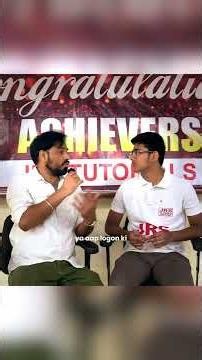 Jha Sir Na Hote To JEE Advanced Nahi Nikalta! 😲 Student Reveals His Success Secret | JRS Tutorials