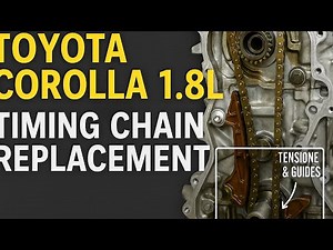 Toyota Corolla 1.8L Timing Chain, Tensioner & Guide Replacement | Full DIY Walkthrough (2009)