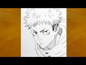 How to Draw Yuji Itadori Step-by-Step || Jujutsu Kaisen Art || Anime Sketch Made Easy