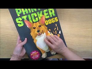 Sticker by number ASMR (Dog) Part : 1