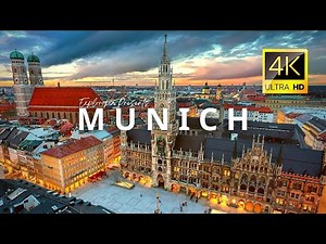 Munich, Germany 🇩🇪 in 4K 60FPS ULTRA HD Video by Drone