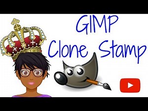 How to use GIMP-clone stamp tool #gimpclonestamp