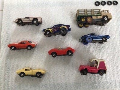 Lot of eight (8) pcs. Aurora Thunder Jet Ho cars complete & working. With video  | eBay