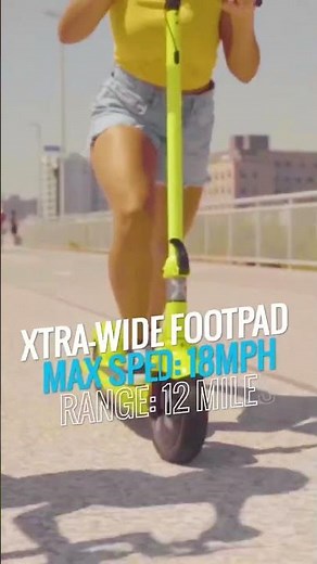 Top dog electric scooter: Hover-1 Alpha. 450W motor, 18mph, 12-mile range.