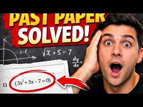 Grade 12 Maths Past Paper Walkthrough | Step-by-Step Solutions (Exam Prep 2026)