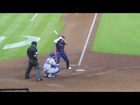 Yainer Diaz at bat (RBI) + walk-up song + Jeremy Pena walk-up...Astros vs. Rangers...7/24/23