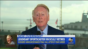 Vin Scully Calls Final Baseball Game