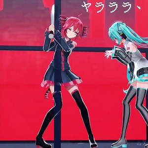 【MMD】ABM - 'ヤラララ' (YARARARA)【Tda式改変亞北ネル/重音テト/げのげ式初音ミク】#vocaloid #初音ミク #hatsunemiku #kasaneteto #亞北ネル