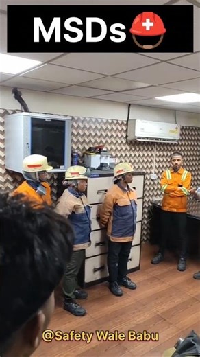 MSDs Safety Traning|| #msds #safety #safetyfirst #shortvideo #shorts
