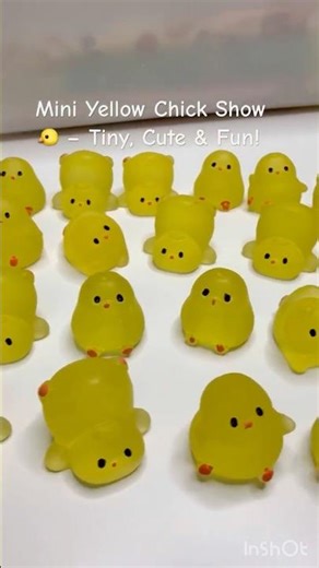 Mini Yellow Chick Show 🐤 | Cute Tiny Miniatures| In Stock!