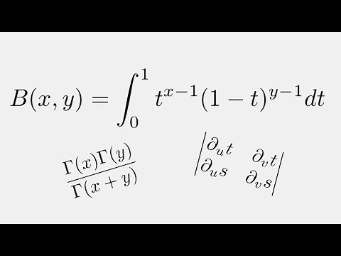 Beta Function - Integral Representation Derivation