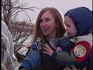 WCVB December 18, 1991 Newsbreak & Flying Santa newsstory.