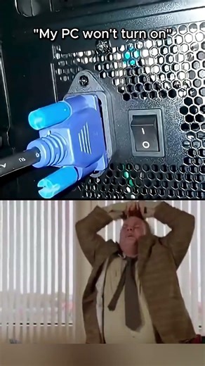My pc won’t turn on #pc #memes #funny