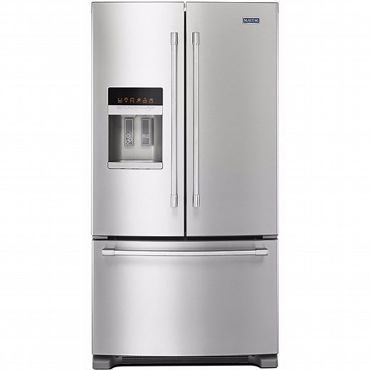 Maytag 25 Cu. Ft. French Door Refrigerator 36-Inch Wide in Fingerprint Resistant Stainless Steel - MFI2570FEZ