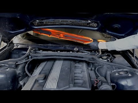 BMW E46 e46 windshield cowl replacement