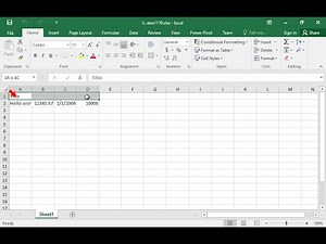 Merge the word Title in the cell range A1:D1 and apply center alignment.