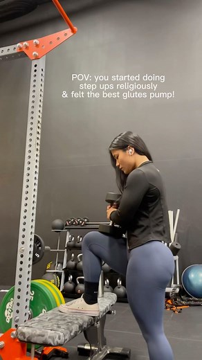 @msdumpling_ on Instagram: "Ladies, do your step ups! This has to be one of my top fav glutes exercise 🙏🏼 ~I do about 3-4 sets of 12-failures for each leg"