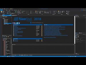 [2018] Sapien PowerShell Studio - Video 2 - Panels
