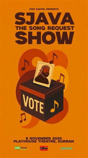 MODAR Global on Instagram: "The gear and crew have arrived in Durban and preps have officially begun for this weekend’s One of a Kind show, @sjava_atm The Song Request Show Join us this weekend as we reveal and count down the top 15 @sjava_atm songs as voted for by the fans. Limited tickets left at @webtickets - get yours now before they sell out."