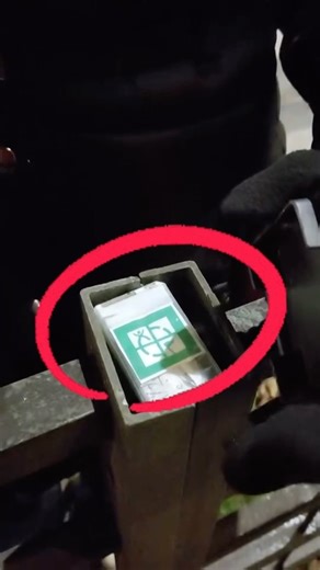 Geocaching on Instagram: "🧠 Sometimes, the geocaches just hide themselves 🧠 We never get tired of a clever fence cache, do you? Video by geocaching.ivanluisa. Video: A geocacher is standing in front of a metal fence at night. They reach out and remove the cap of a fencepost to reveal a geocache decorated with a sticker of the Geocaching® logo. #geocaching #geocache #italy #clever #anxiety"