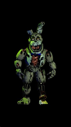 Creating Nightmare Springtrap🐰 #fnaf #springtrap #shorts