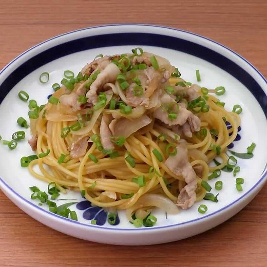 めんつゆで簡単に作る！ 豚バラと玉ねぎの和風パスタのレシピ動画・作り方 | デリッシュキッチン