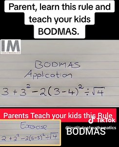 Parenting Tips: Teaching Kids BODMAS Rule Easily