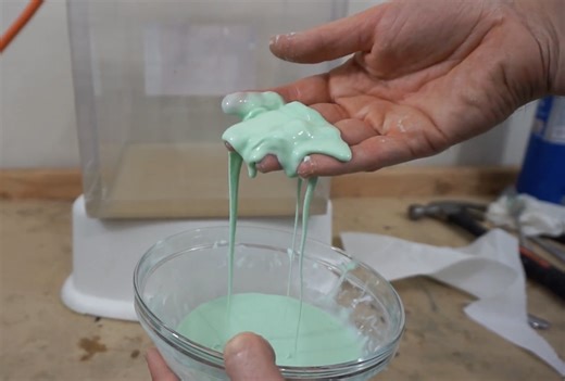 What happens when you put oobleck in a vacuum chamber