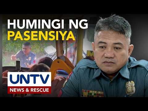 Driver ng PNP coaster na nakabanggaan ng bus sa EDSA Busway, humingi ng pasensya