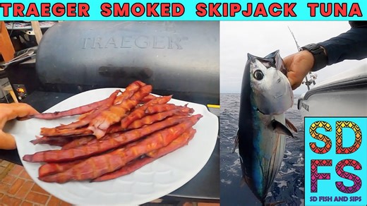 Smoked Skipjack Tuna Recipe | Catch, Clean & Smoke 'Trash Fish' on a Traeger Smoker