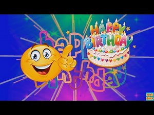 SMILEY HAPPY BIRTHDAY SONG| Emoji happy birthday song for kids.| funny happy birthday song.