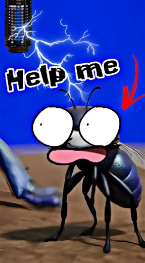 What Happens When a Bug Hits a Bug Zapper? ⚡ #science #animation