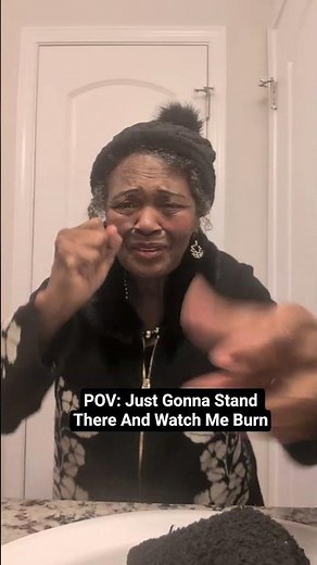 POV: Just Gonna Stand There & Watch Me Burn Iconic Trend. #trend #yt #shorts #burn #pov #lipsync