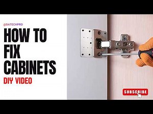 How To Fix Loose Cabinet Door Hinges | Easy DIY Fix in 10 Minutes🔥
