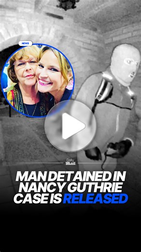 A man who was detained near the Mexican border in connection with Nancy Guthrie's abduction has been released after police performed a court-ordered search of the property where he had been staying. The individual was taken into custody following a traffic stop south of Tucson Tuesday night, the Pima County Sheriff's Department said. Federal authorities are looking at more than one 'person of interest' as authorities received a deluge of tips following the release of a doorbell camera footage. #