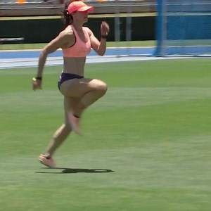It’s been a long 4 months managing injury since World Champs but I finally got to wear spikes today!!! Still a long way to go to be back racing but getting closer every day 😁 | Michelle Jenneke