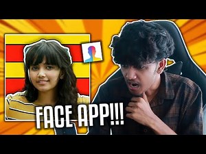 FACEAPP REACTION!!😂😂