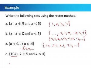 Math 110 - 2A Basics of Set Theory